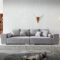 Big Sofa Marbeya 285X115 Cm Grau Mit 10 Kissen Xxl Sofa | Delife With Regard To Big Sofa Grau